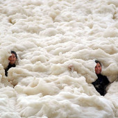 Ocean foam