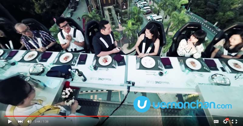 Maxis 360 video Dinner in the Sky