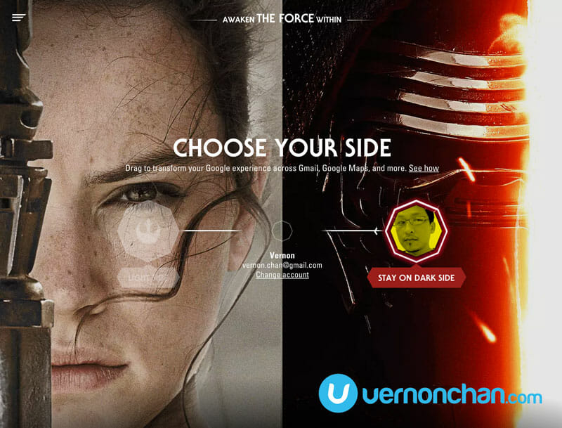 Google Star Wars: The Force Awakens