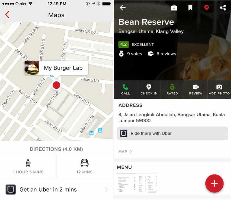 Zomato Uber