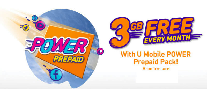 U Mobile POWER Prepaid Plan