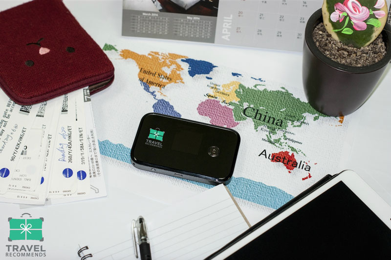 Travel Recommends pocket wi-fi