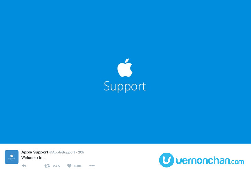 Apple Support Twitter