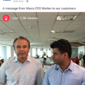 Screenshot 2016 04 08 15 01 36 com.facebook.katana | Maxis CEO Morten Lundal announcement