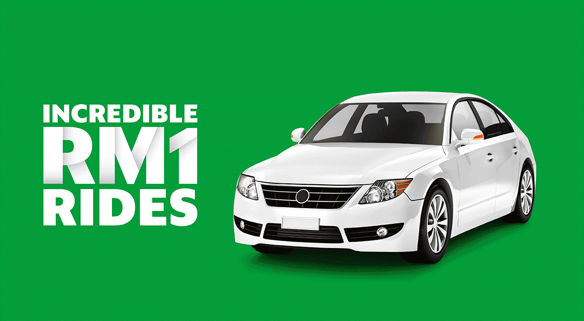 GrabCar RM1 promo