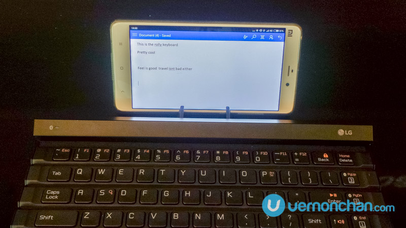 LG Rolly Keyboard