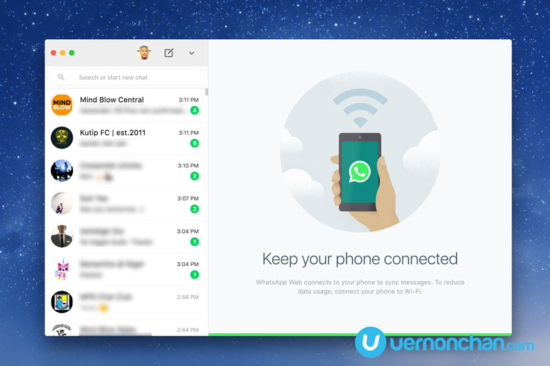 WhatsApp desktop app