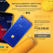 OPPO F1 Plus FC Barcelona Player's Signature Edition