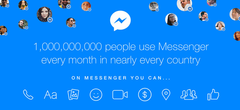 facebook messenger header | BlackBerry DTEK50