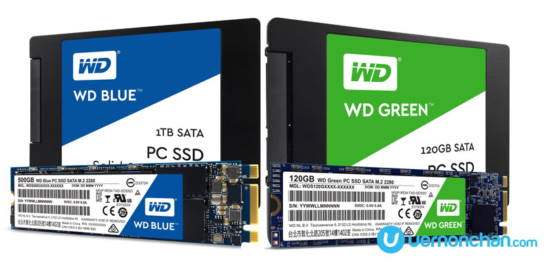 WD Blue and WD Green
