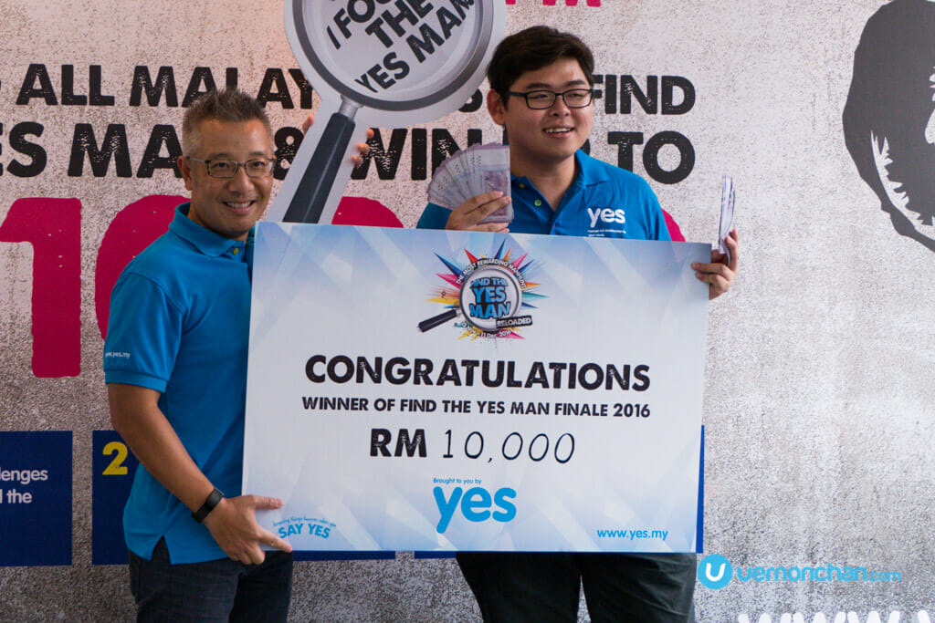 Find the Yes Man Grand Finale Winner