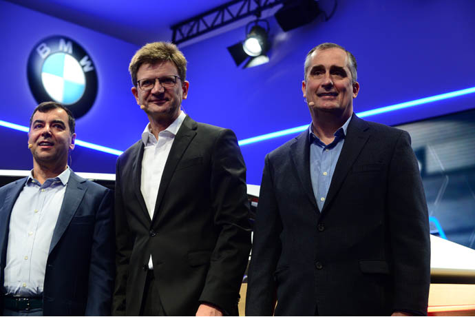 CES2017 Intel BMW Group Mobileye
