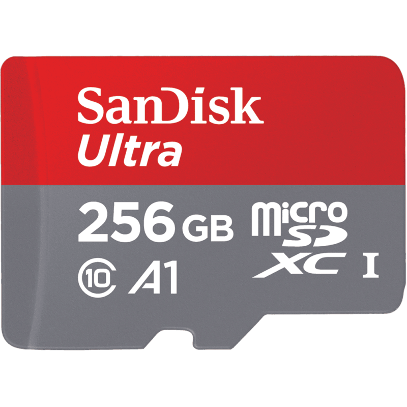 SanDisk 256GB microSDXC UHS-1 card