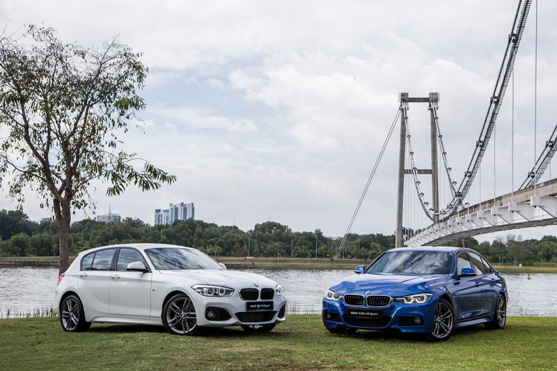BMW 118i M Sport and BMW 330e M Sport
