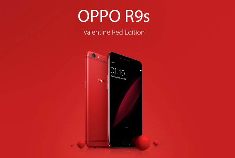 OPPO R9s Red Edition Valentine's