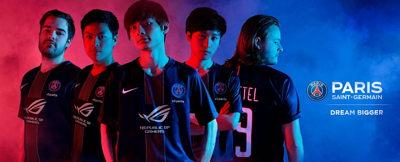 ROG PSG eSports Group Pic