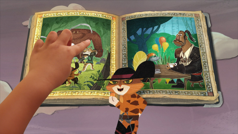Netflix Puss In Book