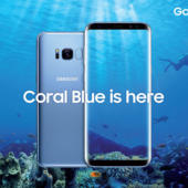Galaxy S8 Coral Blue