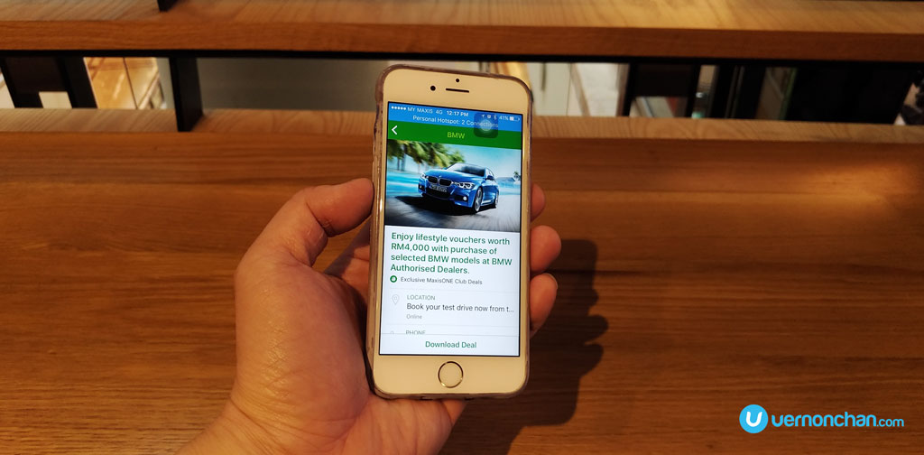 myMaxis app rewards
