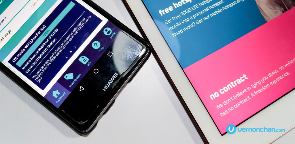 webemobile personal hotspot