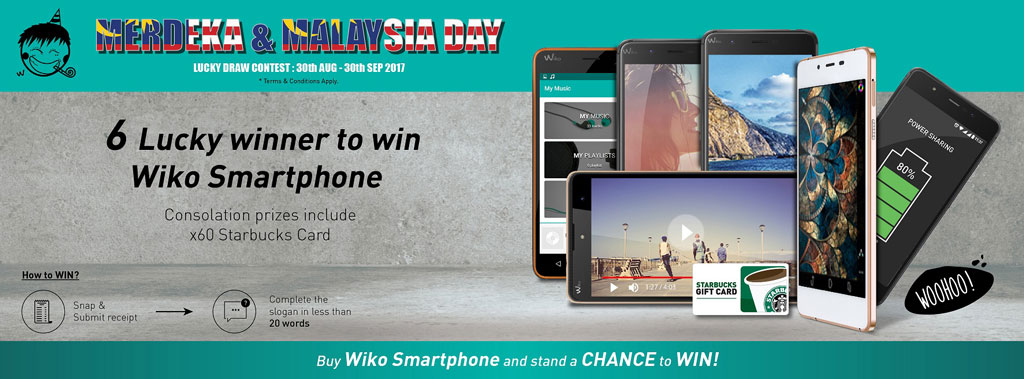 Wiko Merdeka & Malaysia Day Promo