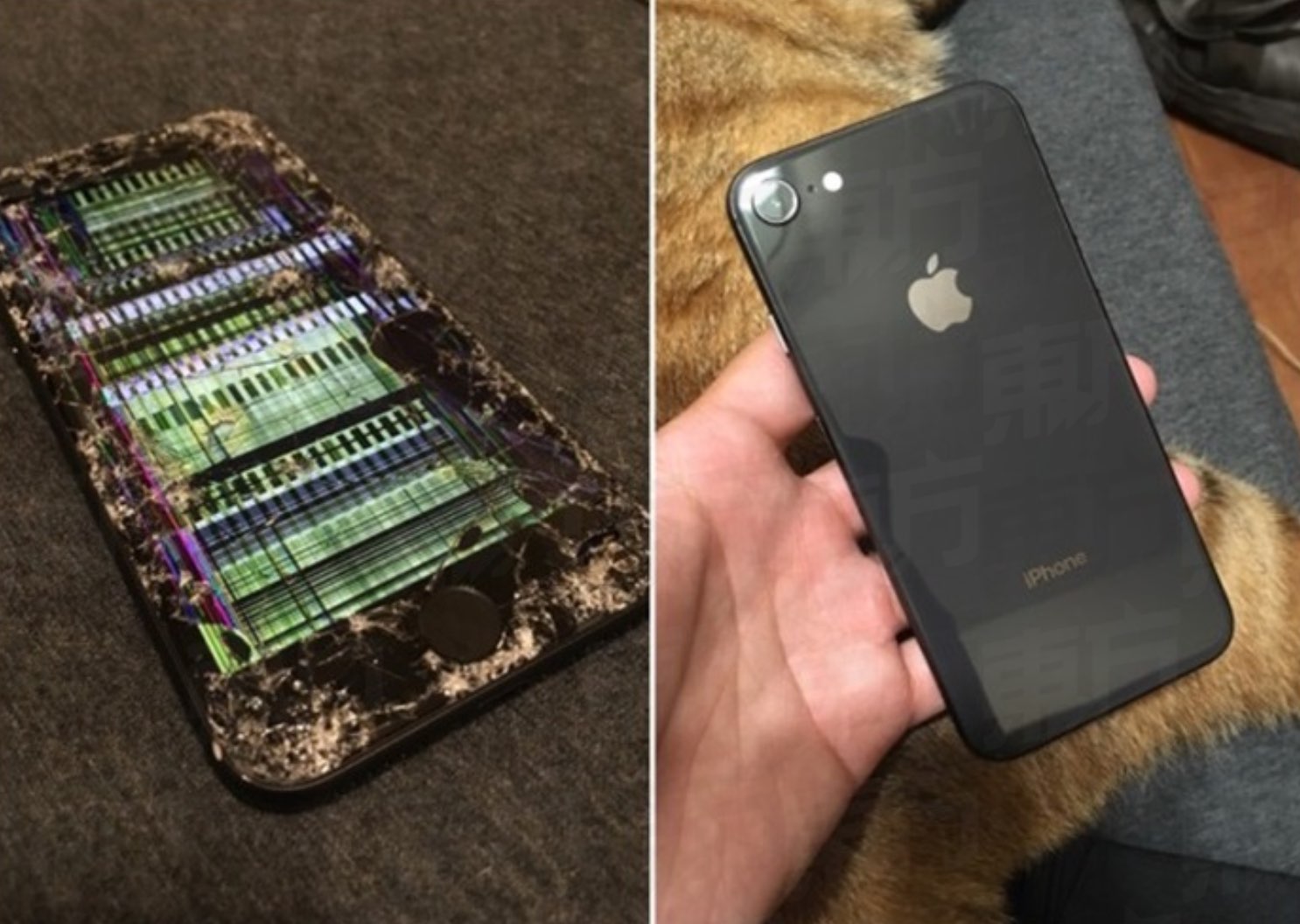 Apple iPhone 8 broken screen
