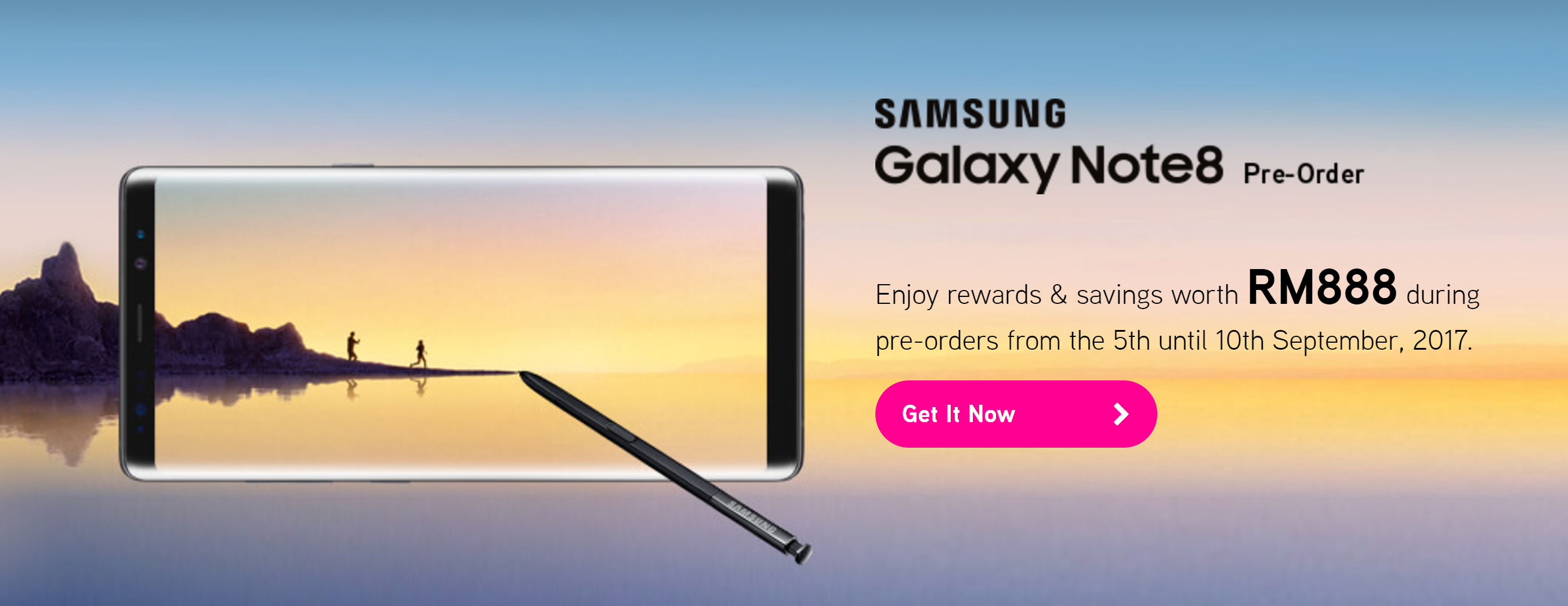 Maxis Galaxy Note8 pre-order