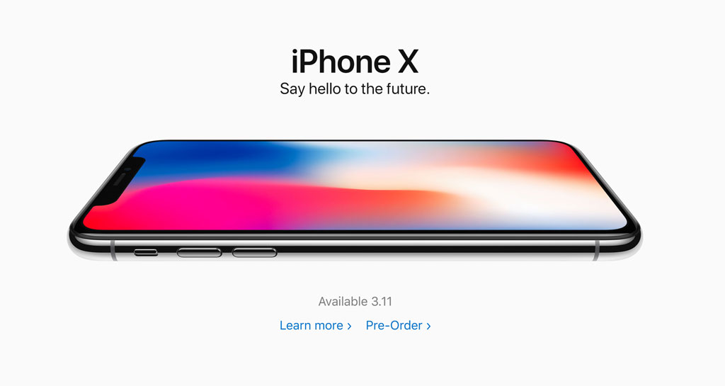 Apple iPhone X pre-order