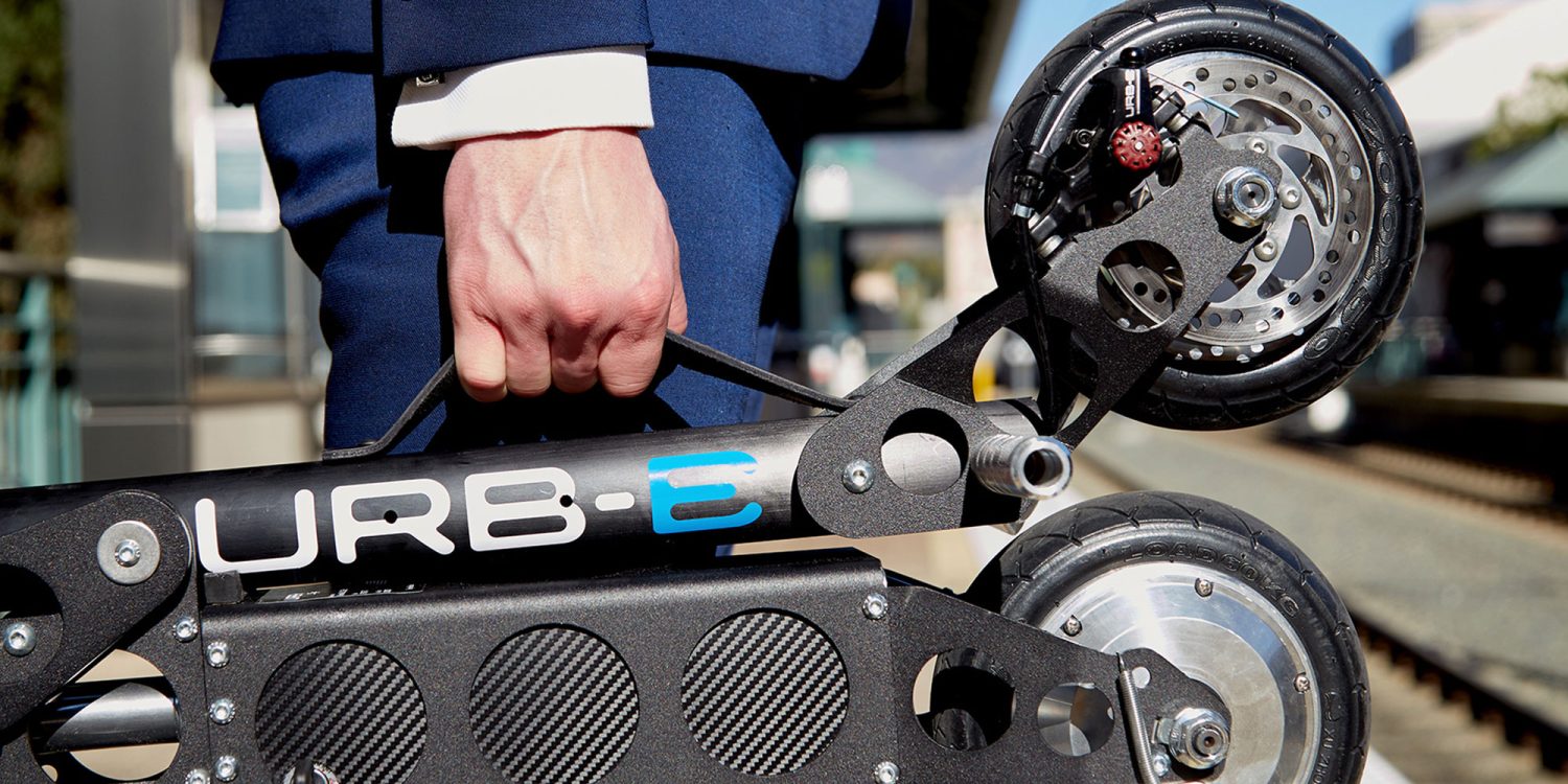 URB-E foldable electric scooter