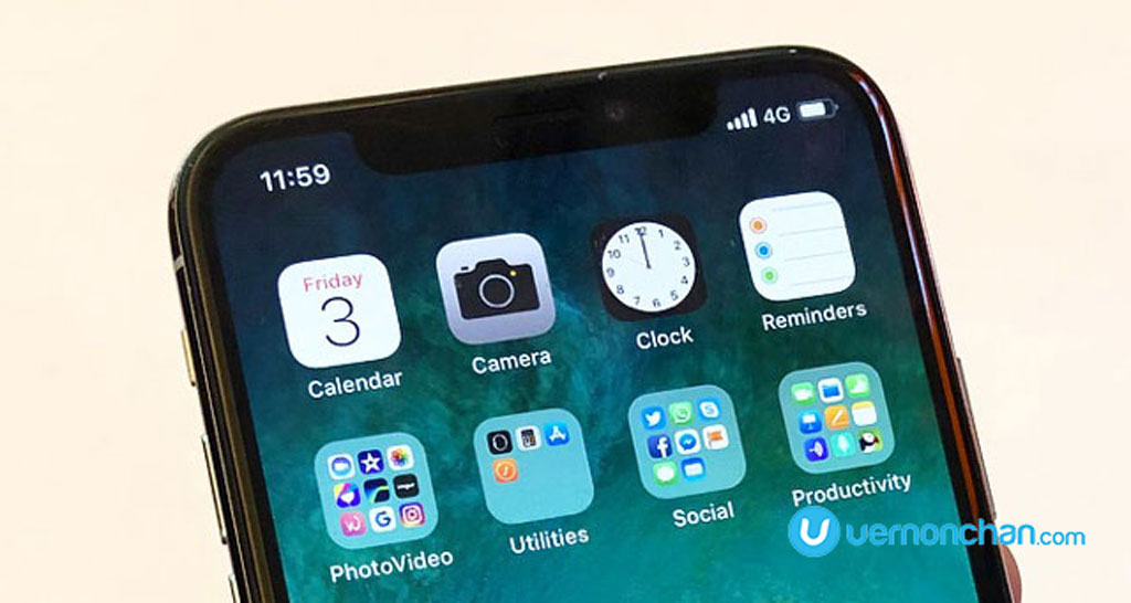 Apple iPhone X notch