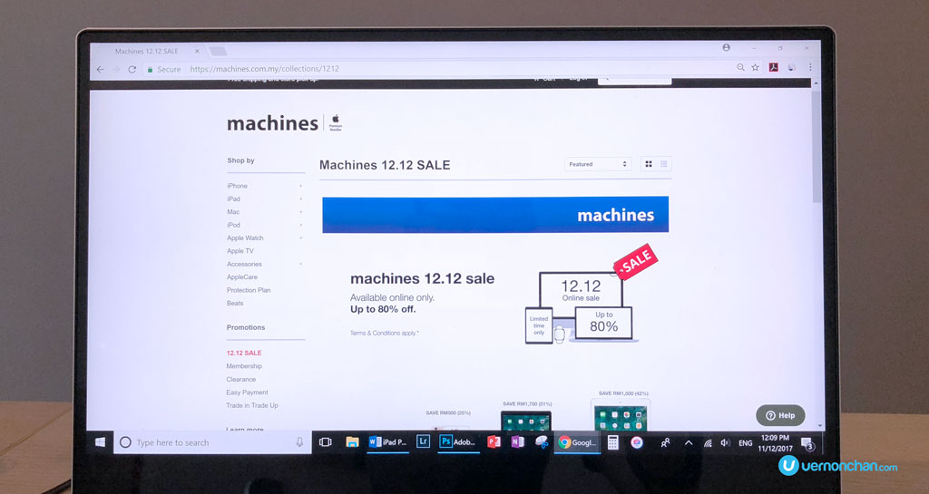 Machines 12.12 sale