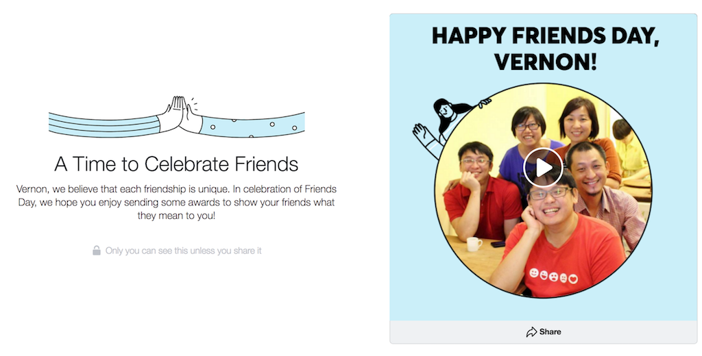 Facebook Friends Day