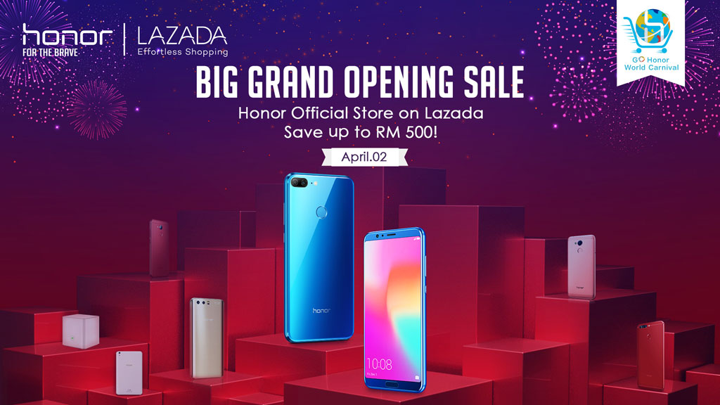 honor X Lazada Opening Sale
