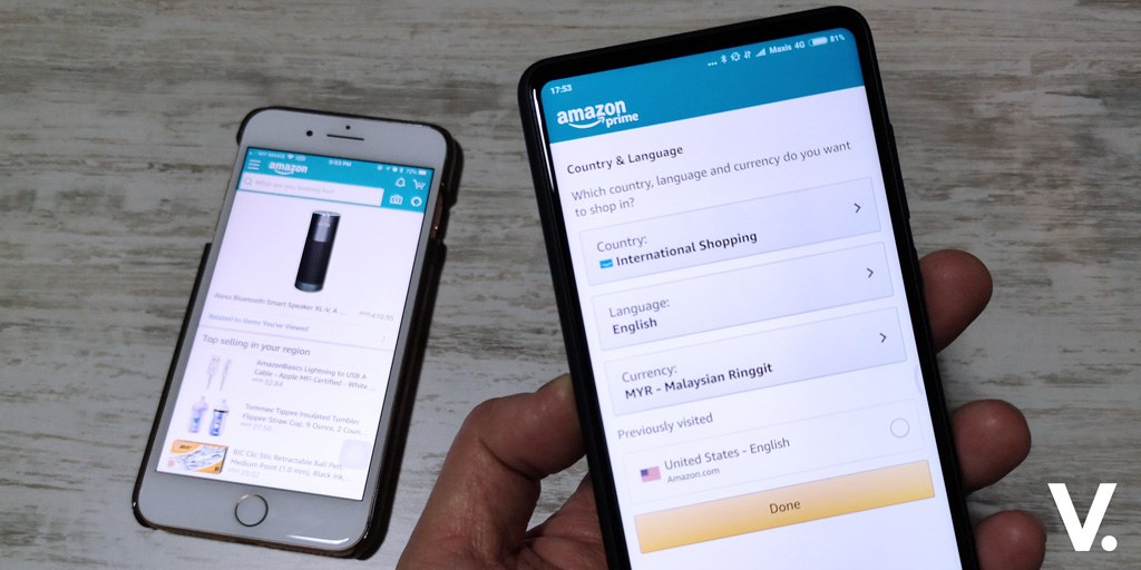 Amazon International Shopping