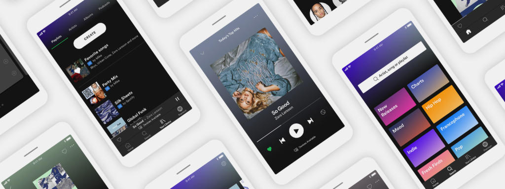 Spotify free new user experience