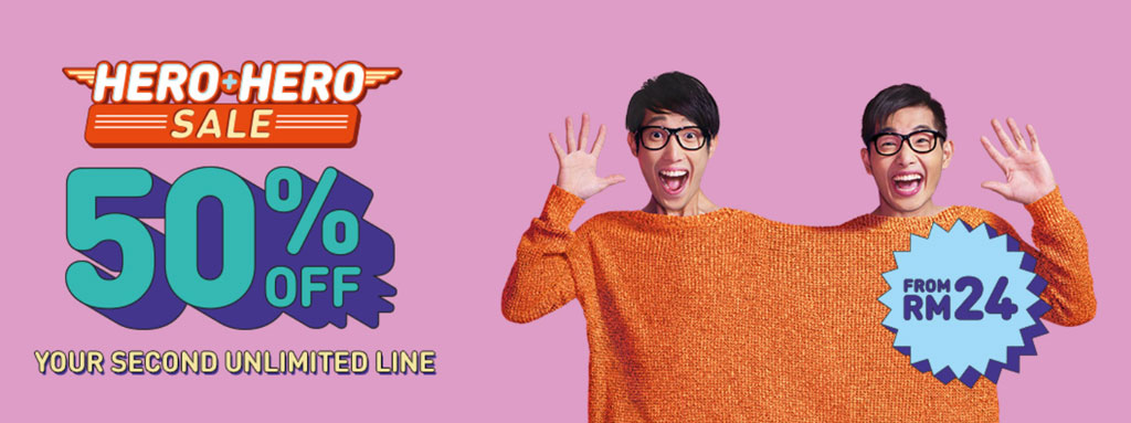 U Mobile HERO+HERO promo