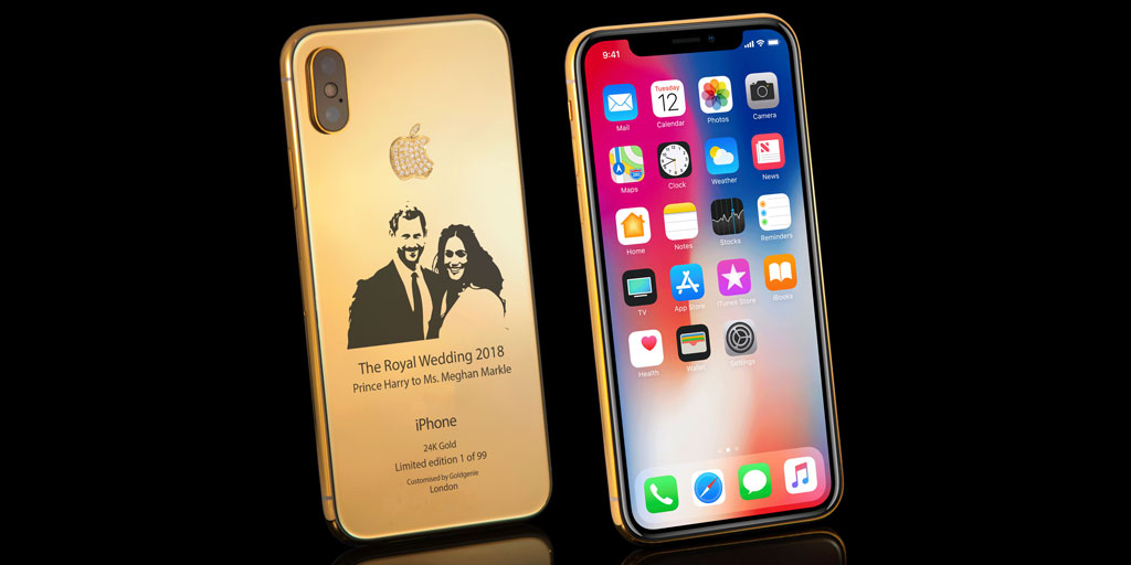 iPhone X Royal Wedding Gold Edition