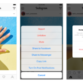 Instagram feed mute