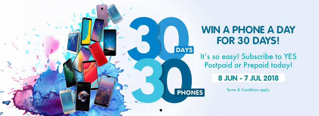 30 Days 30 Phones Contest | yes 4g contest