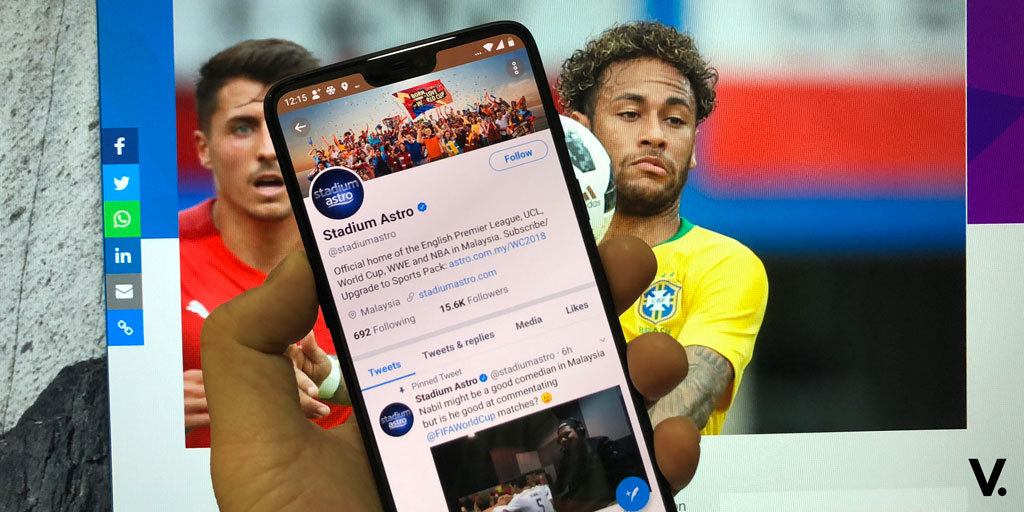 Astro Twitter 2018 FIFA World Cup