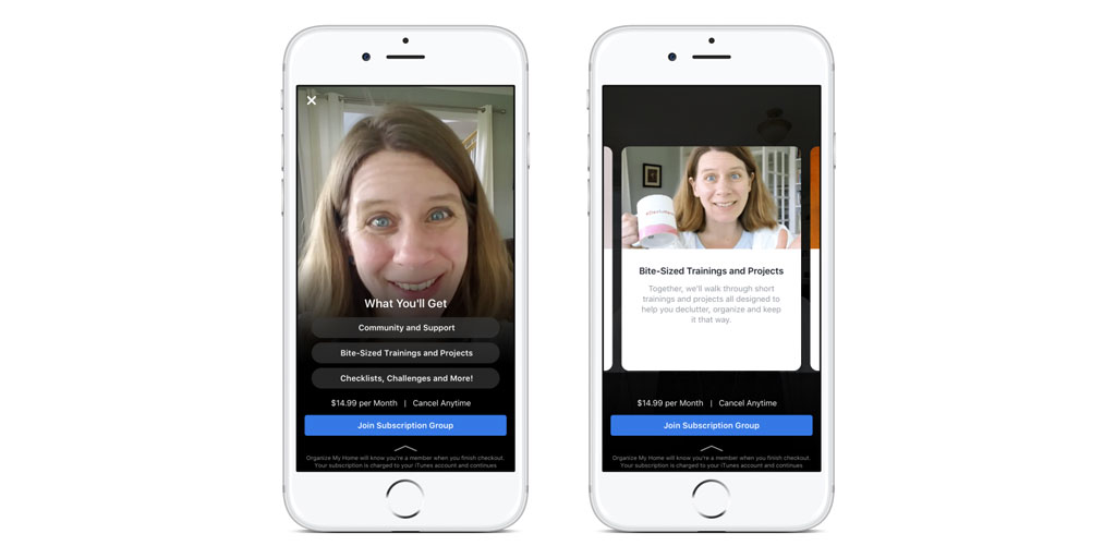 Facebook Subscription Groups