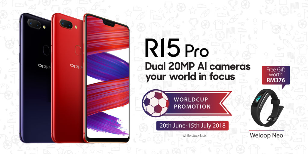 OPPO R15 Pro World Cup promo