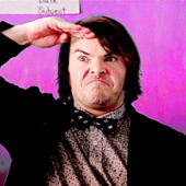 Jack Black salute