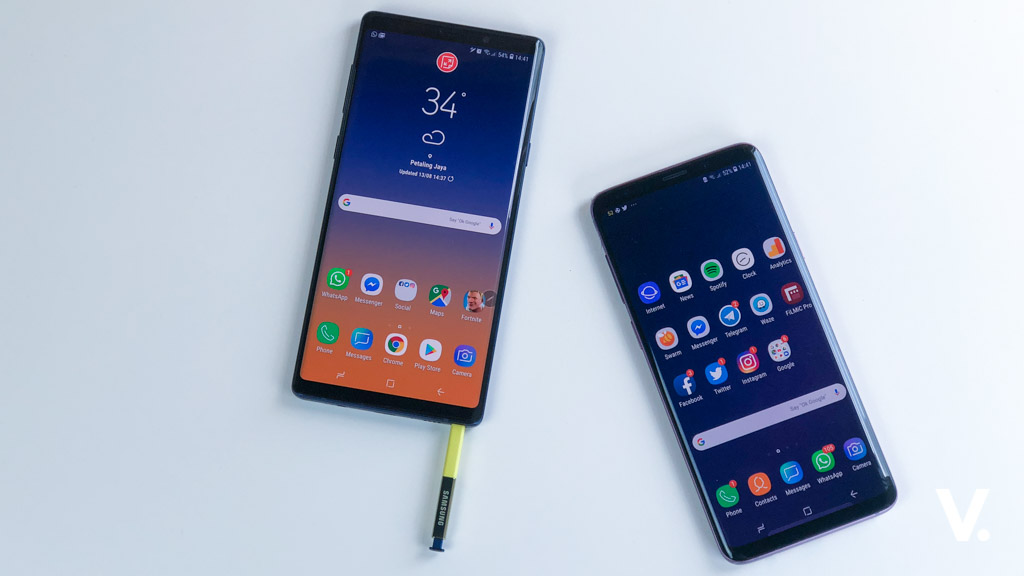 Samsung Galaxy Note9 display