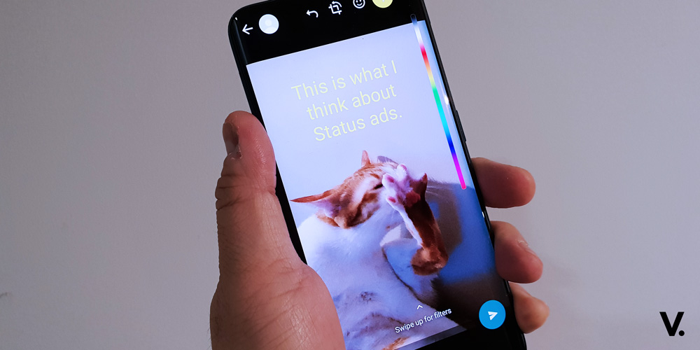 WhatsApp Status Ads