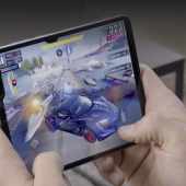 cropped samsung galaxy fold 2 | scheider electric charging station, evlink smart wallbox, genting ev charging station, awana ev charging station