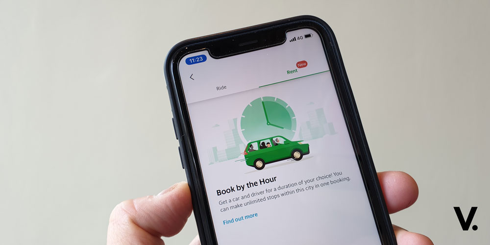 GrabCar rent by the hour