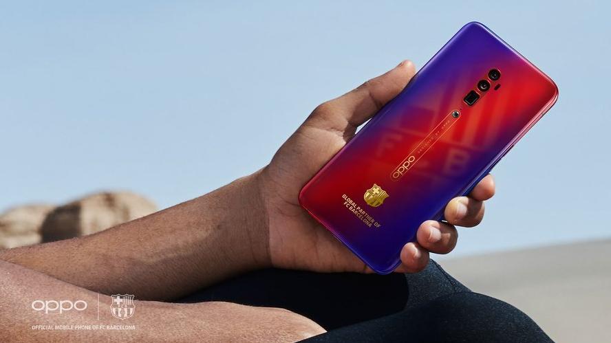 cropped oppo reno 10X zoom FCB hero | oppo reno fc barcelona malaysia, oppo reno fc barcelona price