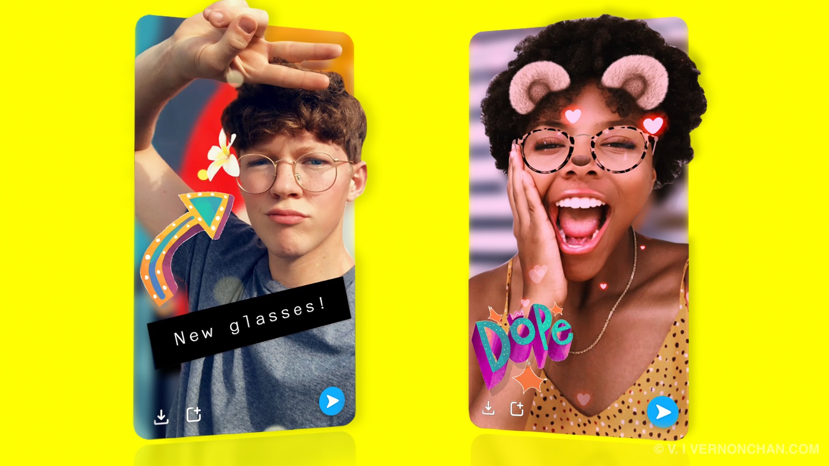 Snapchat 3D Camera Mode