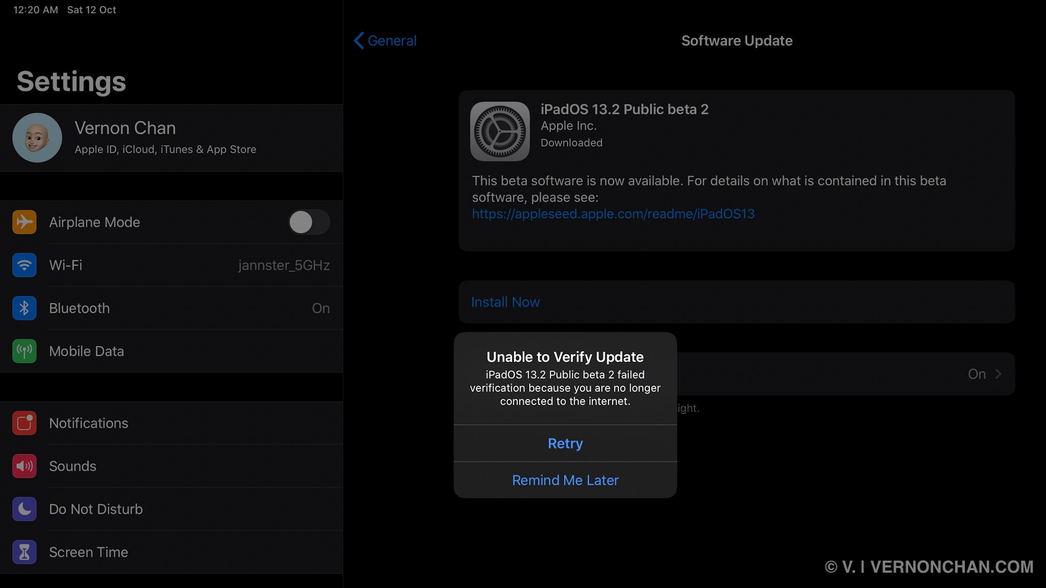 iPadOS 13.2 public beta 2